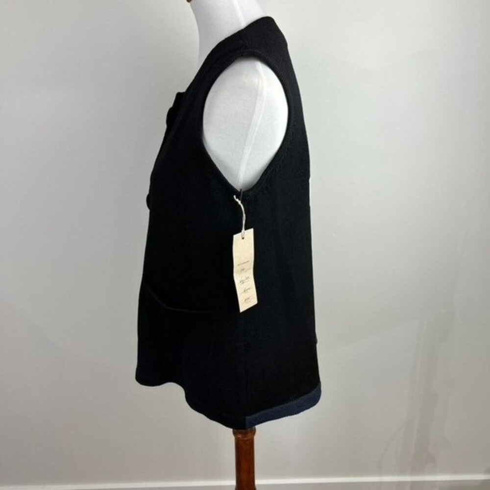 Sandra Miller NWT Colorblock Wool Blend Vest Size M - Picture 11 of 13